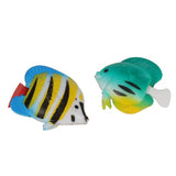 Maxbell 20Pcs Aquarium Fish Tank Artificial Floating Swimming Fish MultI-Color Ornament