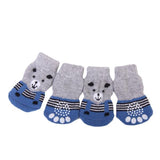 Maxbell Maxbell Paw Print Pet Dog Socks w/ Non-slip Bottom - S