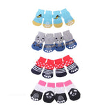 Maxbell Maxbell Paw Print Pet Dog Socks w/ Non-slip Bottom - S