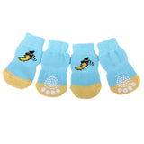 Maxbell Maxbell Paw Print Pet Dog Socks w/ Non-slip Bottom - S