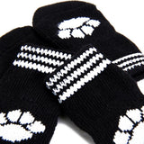 Maxbell Maxbell Paw Print Pet Dog Socks w/ Non-slip Bottom - S