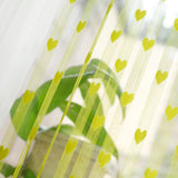 Maxbell Heart Tassel String Door Curtain Window Room Divider - Green