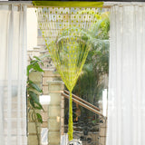 Maxbell Heart Tassel String Door Curtain Window Room Divider - Green