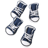 Maxbell Maxbell Pet Dog Shoes Boots Sneakers Denim Blue - Size 5