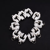Maxbell 25x10pcs Plastic Curtain Track Runners Rail Runners with Eyelet