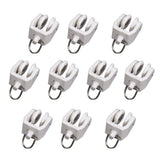 Maxbell 25x10pcs Plastic Curtain Track Runners Rail Runners with Eyelet