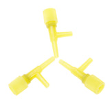Maxbell Maxbell 100x Aquarium 2 Way Air Valve Tubing Flow Control Valve Connector