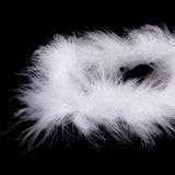 Maxbell 30xMarabou Feather Scarf Diva Night Party Wedding Gift Bouquet Decor White