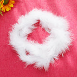 Maxbell 30xMarabou Feather Scarf Diva Night Party Wedding Gift Bouquet Decor White