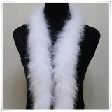 Maxbell 30xMarabou Feather Scarf Diva Night Party Wedding Gift Bouquet Decor White