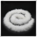Maxbell 30xMarabou Feather Scarf Diva Night Party Wedding Gift Bouquet Decor White