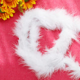 Maxbell 30xMarabou Feather Scarf Diva Night Party Wedding Gift Bouquet Decor White