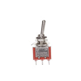 Maxbell 10pcs Single Pole Double Throw SPDT On/On Mini Toggle Switch AC 250V 2A