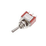 Maxbell 10pcs Single Pole Double Throw SPDT On/On Mini Toggle Switch AC 250V 2A