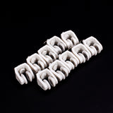 Maxbell 20pcs Plastic Curtain Track Runners Rail Runners with Eyelet