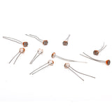 Maxbell 10pcs Light Dependent Resistor LDR Photoresistor GL5528+100 BC547 NPN Transistor