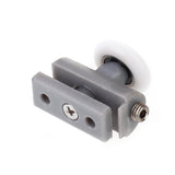 Maxbell 2Pc Single Top/Bottom Bath Shower Door Roller Runner Wheel 25mm for 6-8mm Glass