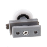 Maxbell 2Pc Single Top/Bottom Bath Shower Door Roller Runner Wheel 25mm for 6-8mm Glass