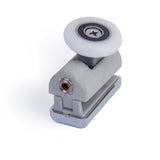 Maxbell 2Pc Single Top/Bottom Bath Shower Door Roller Runner Wheel 25mm for 6-8mm Glass