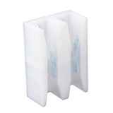 Maxbell 8x1-4/5 inch Wide Sliding Shower Door Bottom Guide