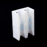 Maxbell 8x1-4/5 inch Wide Sliding Shower Door Bottom Guide