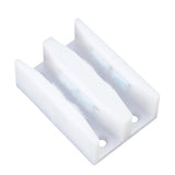 Maxbell 8x1-4/5 inch Wide Sliding Shower Door Bottom Guide