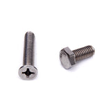 Maxbell 2x Shower Screen Window Hanging Wheel Sliding Door Roller Pulley + Clamp Screws