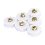 Maxbell 6x6pcs Replacement Shower Door Roller Runner Wheel 22.5mm Diameter