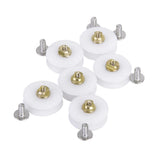 Maxbell 6x6pcs Replacement Shower Door Roller Runner Wheel 22.5mm Diameter