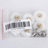 Maxbell 6x6pcs Replacement Shower Door Roller Runner Wheel 22.5mm Diameter