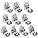 Maxbell 7x10pcs Glass Shelf Right Angle Fixing Clip Bracket with Suction Cup
