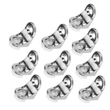 Maxbell 7x10pcs Glass Shelf Right Angle Fixing Clip Bracket with Suction Cup