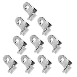 Maxbell 7x10pcs Glass Shelf Right Angle Fixing Clip Bracket with Suction Cup