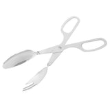 Maxbell Stainless Steel Salad Tongs Serving Spoon Fork