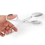 Maxbell Stainless Steel Salad Tongs Serving Spoon Fork