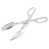 Maxbell Stainless Steel Salad Tongs Serving Spoon Fork