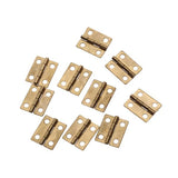 Maxbell 10pcs 19mmx15mm Butterfly Butt Hinge +12pcs 10mmx8mm Doll House Cabinet Hinge