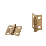 Maxbell 10pcs 19mmx15mm Butterfly Butt Hinge +12pcs 10mmx8mm Doll House Cabinet Hinge