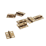 Maxbell 10pcs 19mmx15mm Butterfly Butt Hinge +12pcs 10mmx8mm Doll House Cabinet Hinge