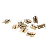 Maxbell 10pcs 19mmx15mm Butterfly Butt Hinge +12pcs 10mmx8mm Doll House Cabinet Hinge