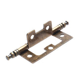 Maxbell 18xAntique Bronze Flush Doorhinge Gate Cupboard Cabinet Hinge with Finial