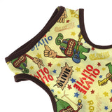 Maxbell Maxbell Cool Cartoon Printed Pet Dog Tank Tee Shirt Top Summer Apparel Size S