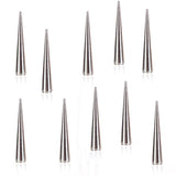 Maxbell 10x Cone Spike Studs Conical Punk Rock Gothic Screw Fixed Studs