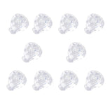 Maxbell 10x Clear Faceted Small Drawer Knob Cupboard Cabinet Pull Handle