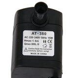 Maxbell AC 220-240V 7W Submersible Water Pump Aquarium Fountain Pond Pump EU Plug+AC 220-240V 15W Submersible Water Pump Aquarium Fountain Pond Pump EU Plug