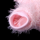 Maxbell Maxbell Smiling Rabbit Pink Round Collar Coat Apparel for Pet Dog - S