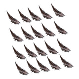 Maxbell 20pcs Natural Pheasant Feathers for Craft Mask Hat