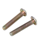 Maxbell 12xBrass Tone Kitchen Cabinet Bar Door Window Drawer Wardrobe Pull Handle 100mm