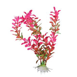 Maxbell 18cm Plastic Aquarium Plants Ornament for Fish Tank - Fuschia+3Pcs Plastic Aquarium Plants Ornament for Fish Tank+3 PCS Simulation Aquatic Plastic Plants Aquarium Ornament Decorations -Purple