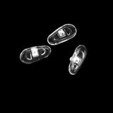Maxbell 6x25 Pairs S09 Screw in Silicone Eyeglass Sunglass Nose Pads
